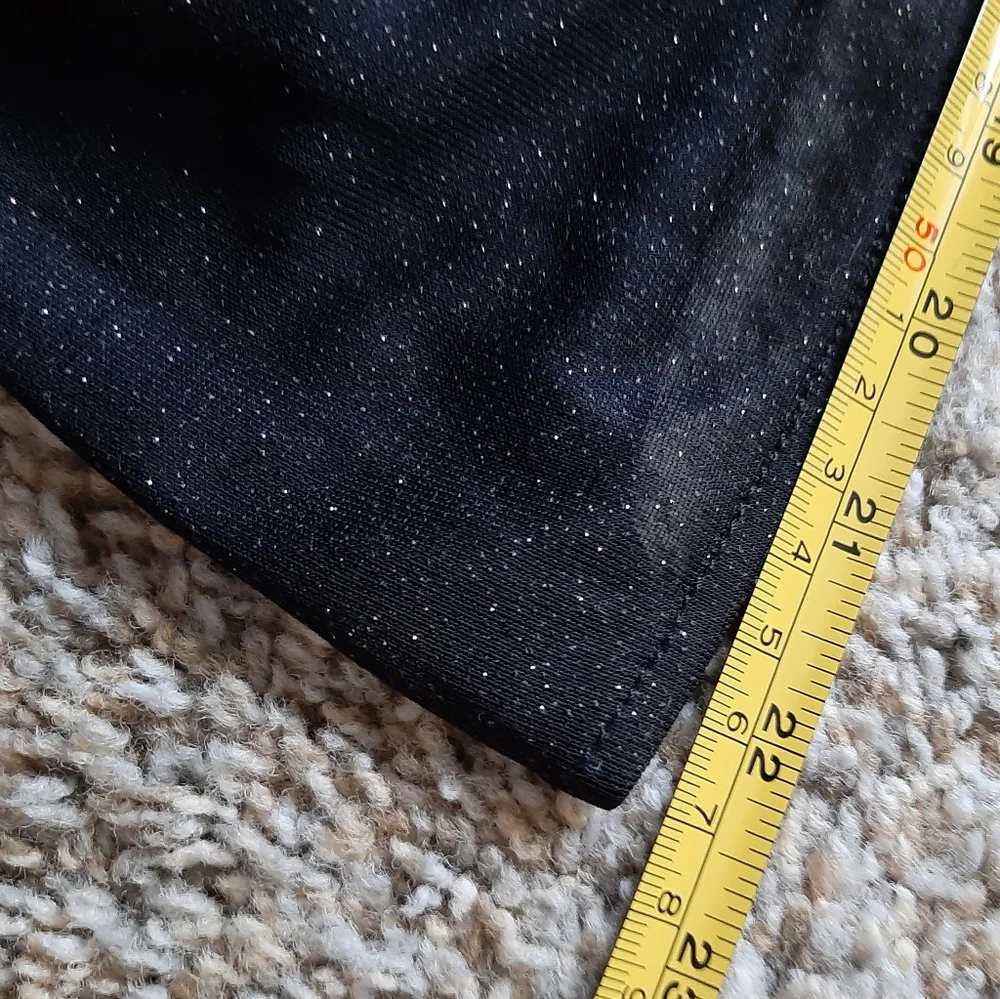 ONYX NITE - Black Flowy Sparkly Palazzo - Size: L - Picture 16 of 16